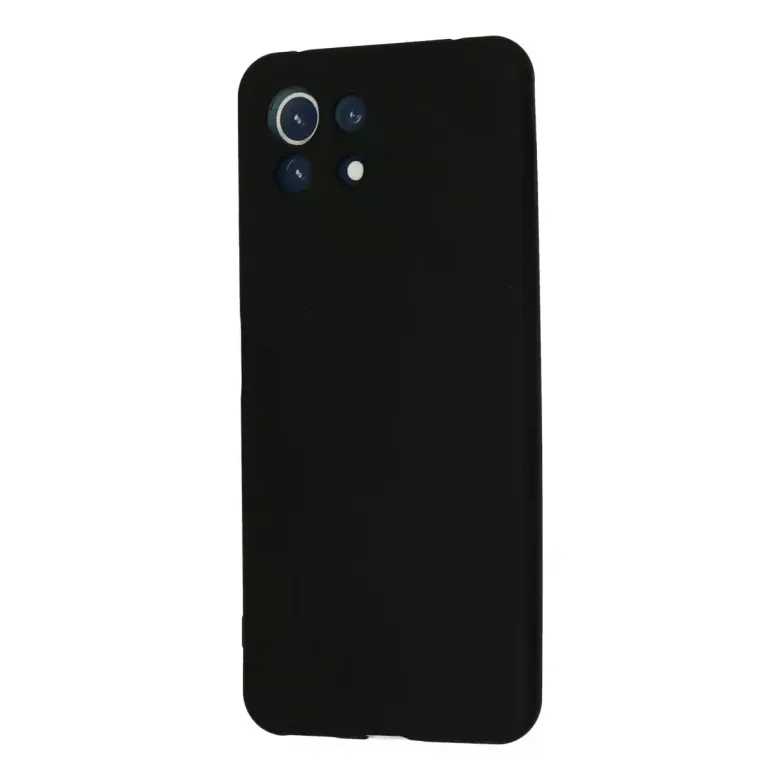 Xiaomi Mİ 11 Lite Kılıf Nano içi Kadife Silikon - Siyah