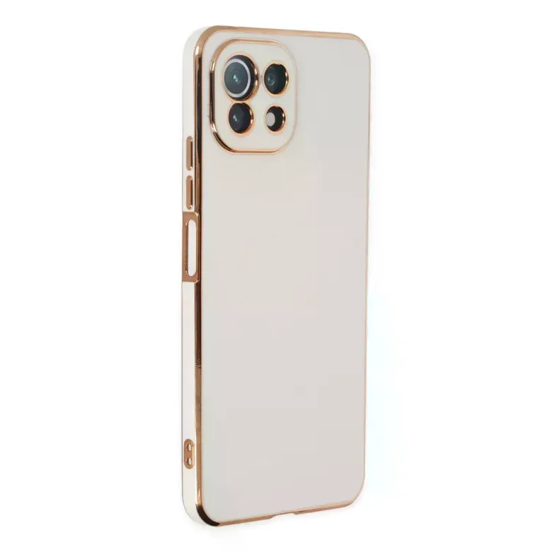 Xiaomi Mİ 11 Lite Kılıf Volet Silikon - Beyaz