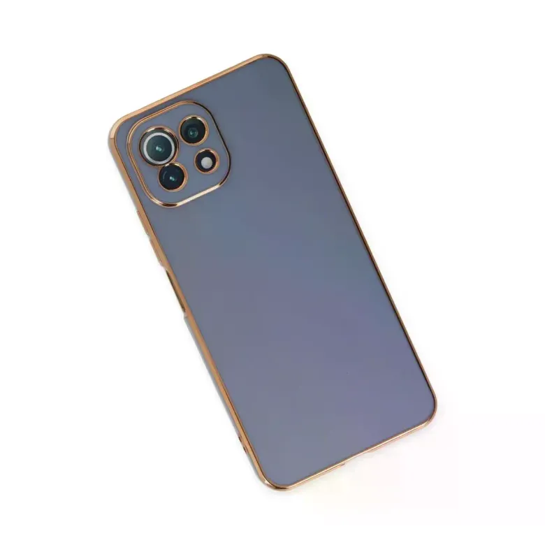 Xiaomi Mİ 11 Lite Kılıf Volet Silikon - Mavi