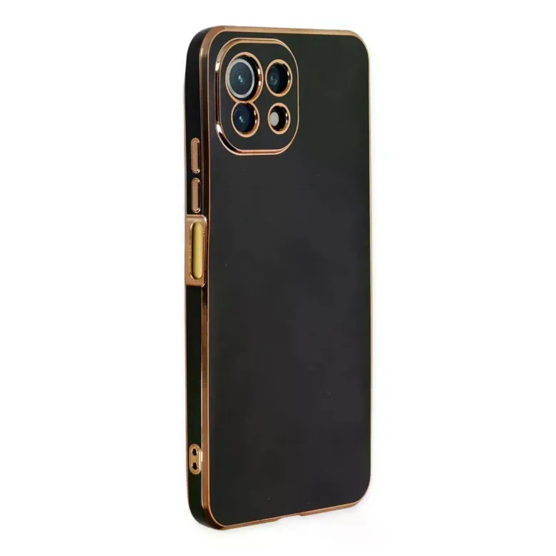 Xiaomi Mİ 11 Lite Kılıf Volet Silikon - Siyah