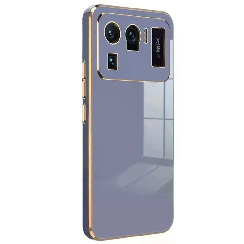 Xiaomi Mi 11 Ultra Kılıf Volet Silikon - Mavi