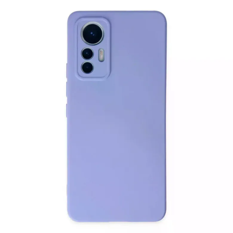 Xiaomi Mi 12 Lite Kılıf Nano içi Kadife Silikon - Lila