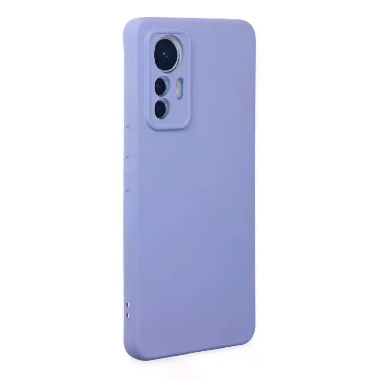 Xiaomi Mi 12 Lite Kılıf Nano içi Kadife Silikon - Lila