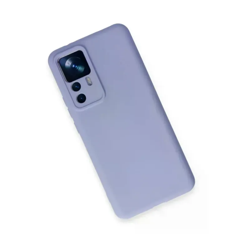 Xiaomi Mi 12T Pro Kılıf Nano içi Kadife Silikon - Lila
