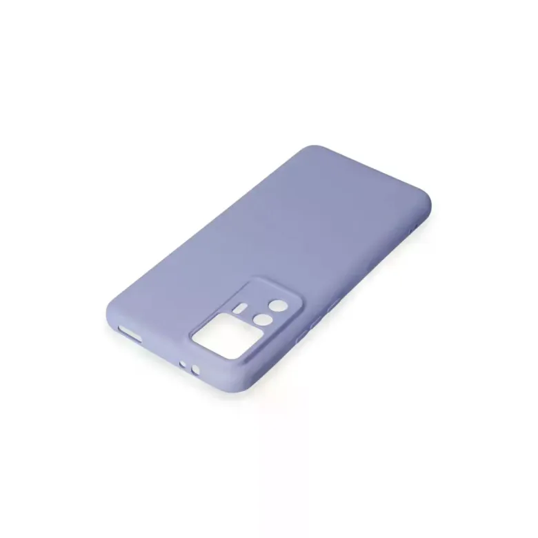 Xiaomi Mi 12T Pro Kılıf Nano içi Kadife Silikon - Lila