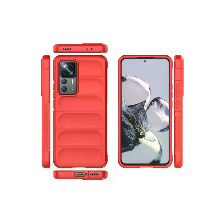Xiaomi Mi 12t Pro Kılıf Optimum Silikon - Kırmızı