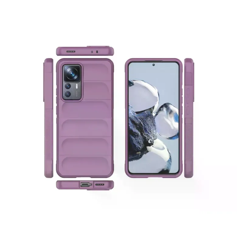 Xiaomi Mi 12t Pro Kılıf Optimum Silikon - Mor