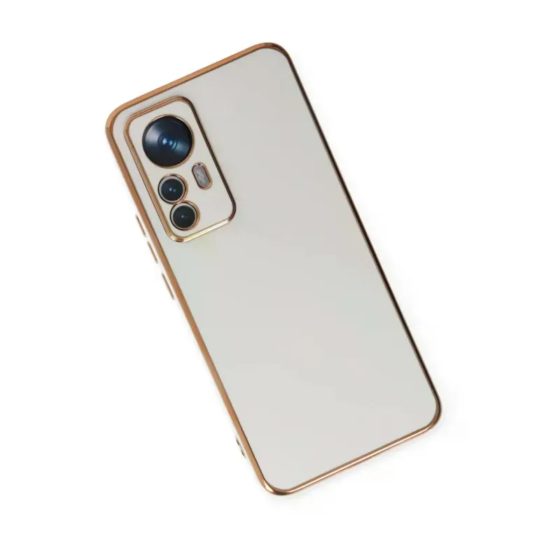 Xiaomi Mi 12T Pro Kılıf Volet Silikon - Beyaz
