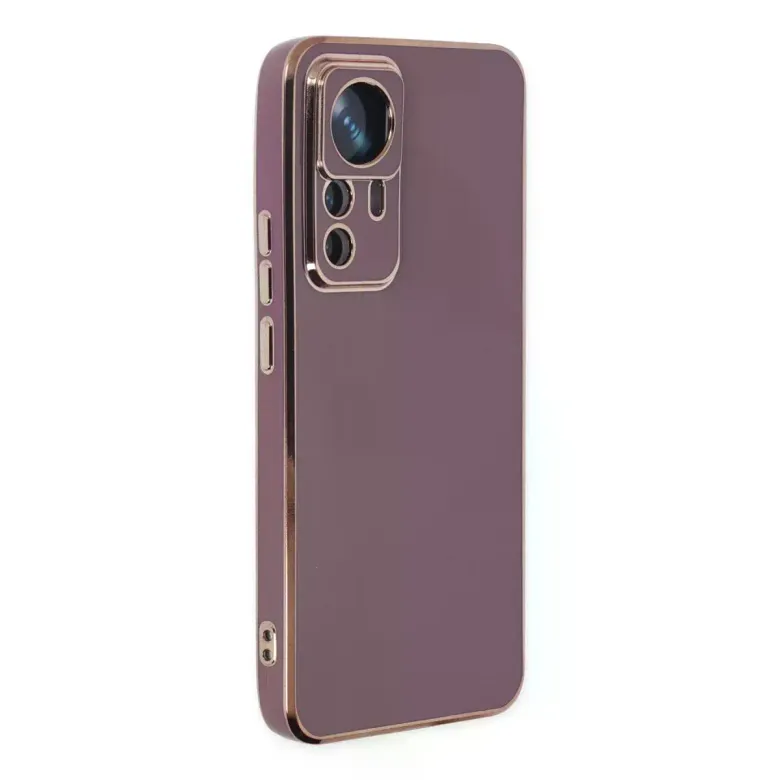 Xiaomi Mi 12T Pro Kılıf Volet Silikon - Mor