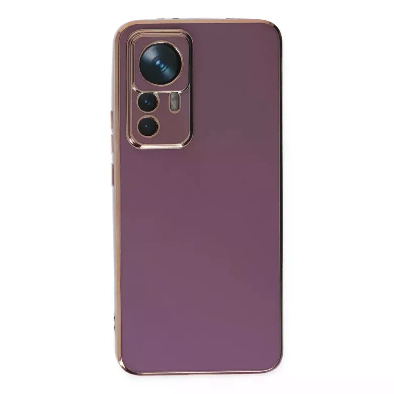 Xiaomi Mi 12T Pro Kılıf Volet Silikon - Mor