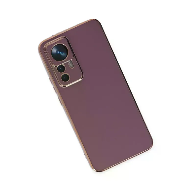 Xiaomi Mi 12T Pro Kılıf Volet Silikon - Mor