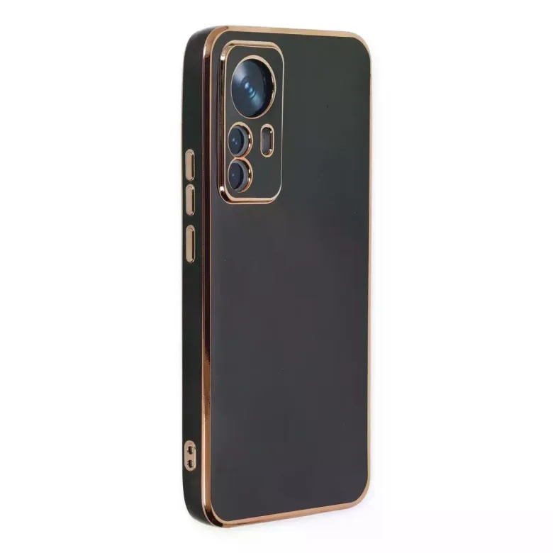 Xiaomi Mi 12T Pro Kılıf Volet Silikon - Siyah