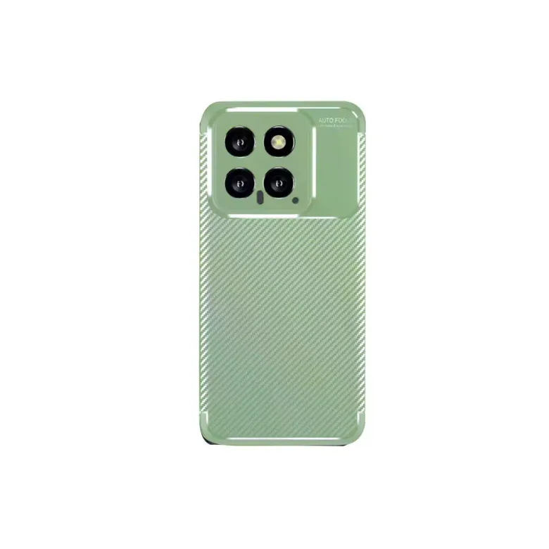 Xiaomi Mi 14t Kılıf Auto Focus Karbon Kapak - Su Yeşili