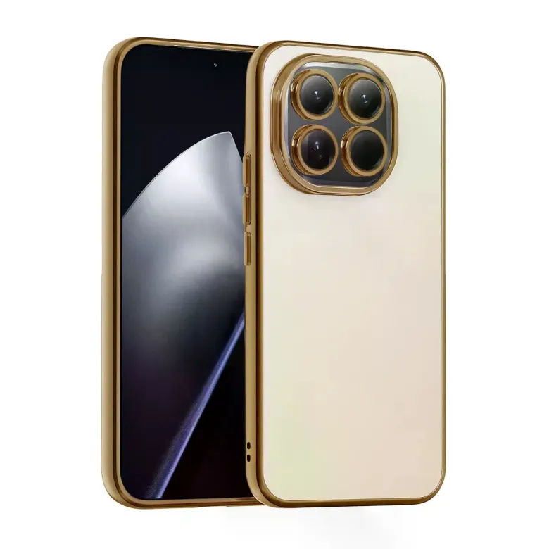 Xiaomi Mi 15 Razer Lensli Silikon - Gold