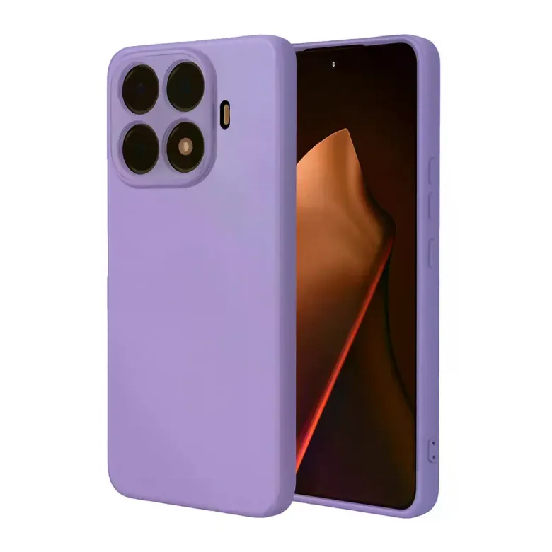 Xiaomi Mi 15t Pro Nano İçi Kadife Silikon - Lila