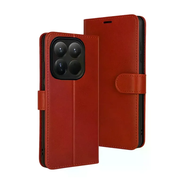 Xiaomi Mi 15t Trend S Plus Kapaklı Kılıf - Kırmızı