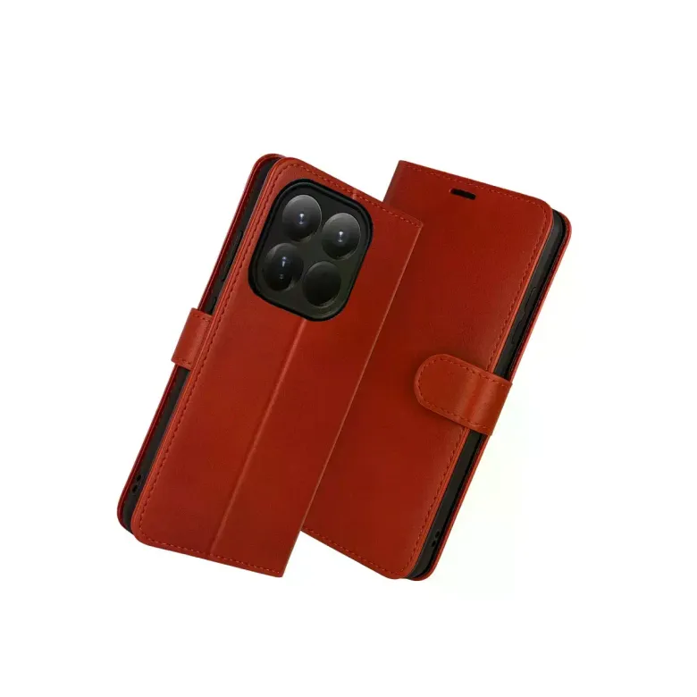 Xiaomi Mi 15t Trend S Plus Kapaklı Kılıf - Kırmızı