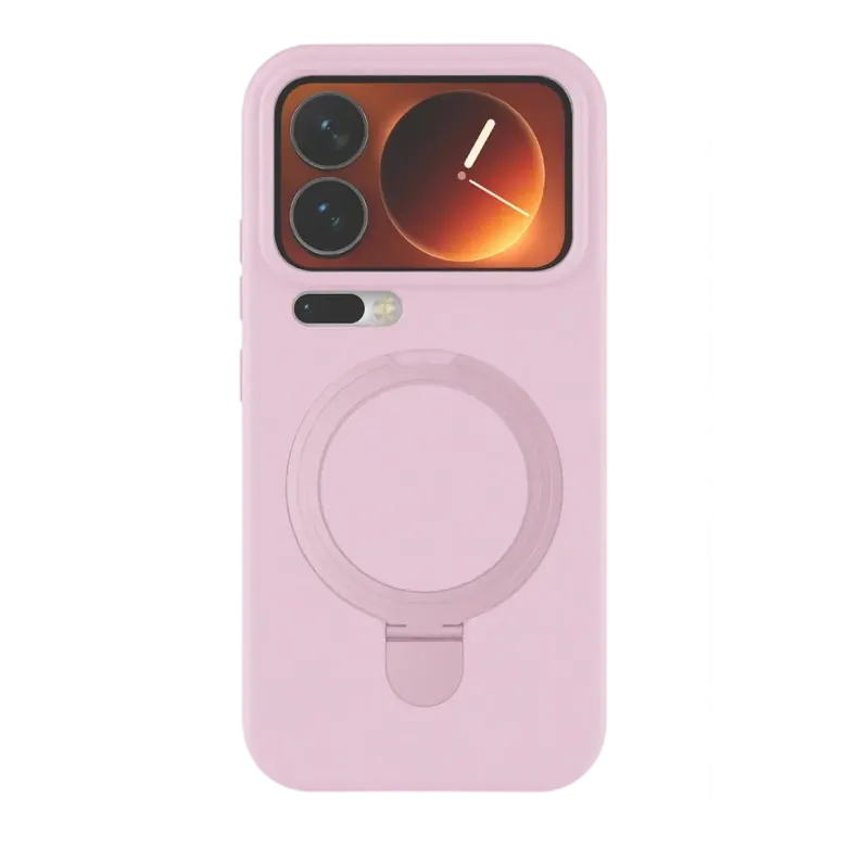 Xiaomi Mi 17 Pro Max Regal Magsafe Standlı Kapak - Açık Pembe