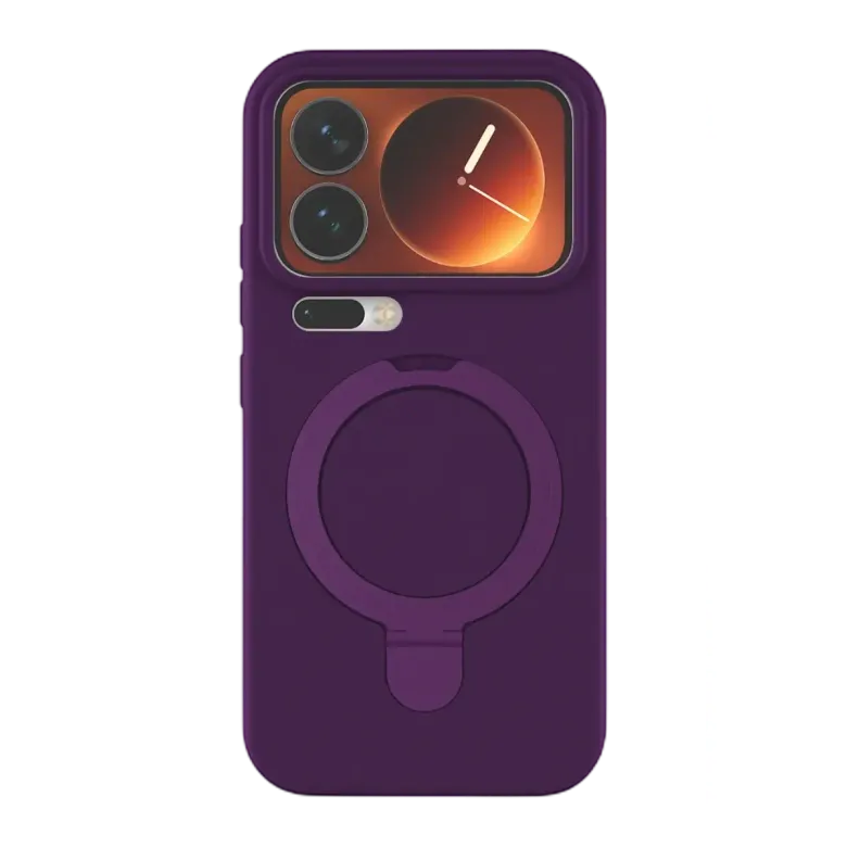 Xiaomi Mi 17 Pro Max Regal Magsafe Standlı Kapak - Derin Mor