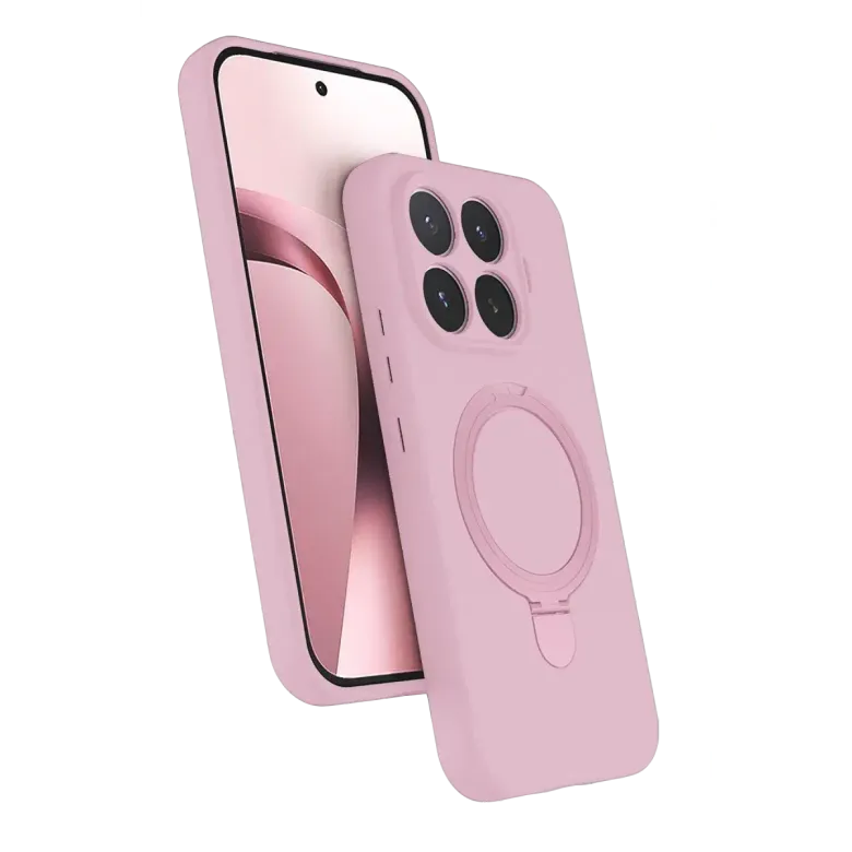 Xiaomi Mi 17T Pro Regal Magsafe Standlı Kapak - Açık Pembe