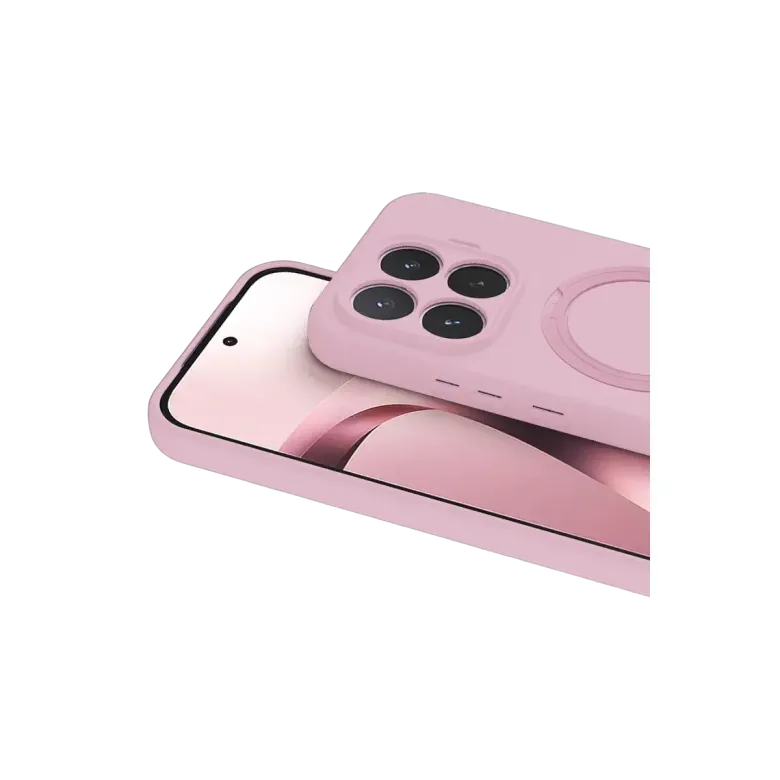 Xiaomi Mi 17T Pro Regal Magsafe Standlı Kapak - Açık Pembe