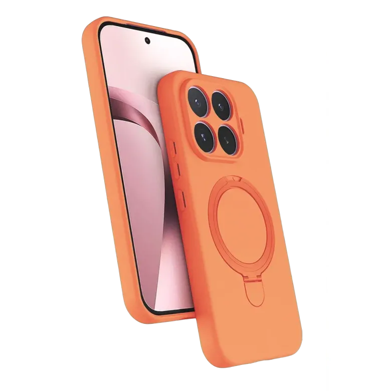Xiaomi Mi 17T Regal Magsafe Standlı Kapak - Turuncu