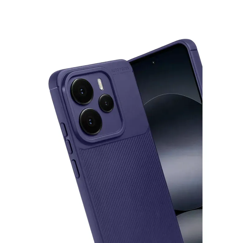 Xiaomi Note 14 5g Auto Focus Karbon Kapak - Lacivert
