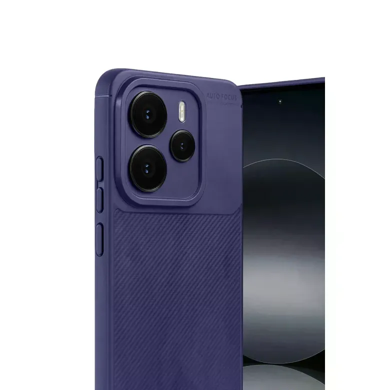 Xiaomi Note 14 5g Auto Focus Karbon Kapak - Lacivert