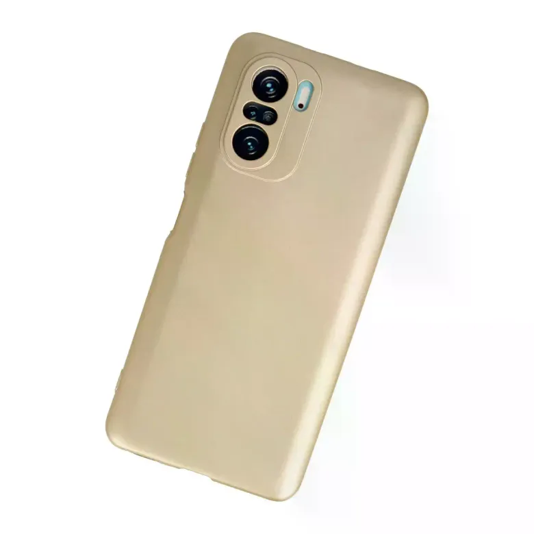 Xiaomi Poco F3 Kılıf First Silikon - Gold