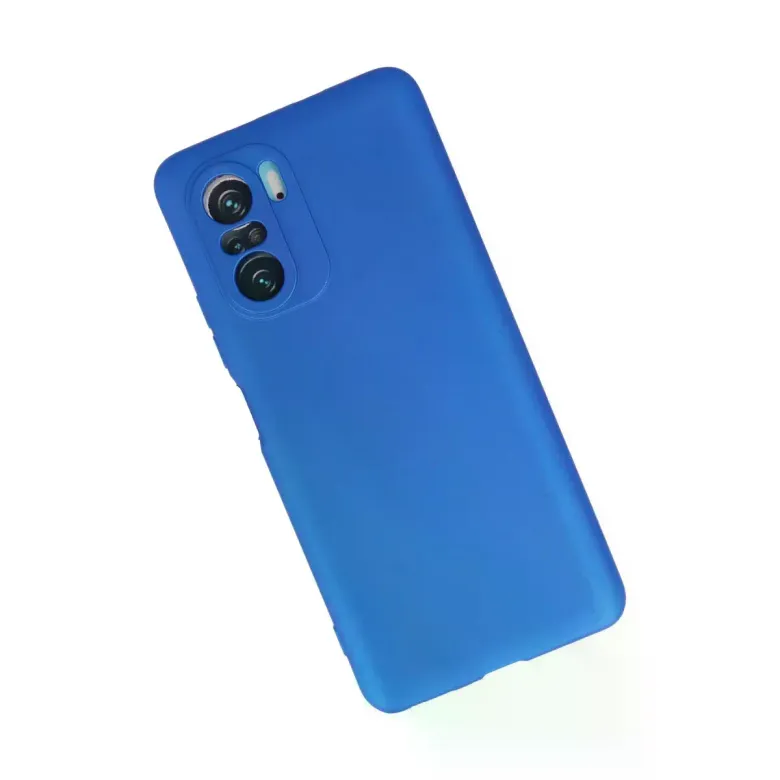 Xiaomi Poco F3 Kılıf First Silikon - Mavi