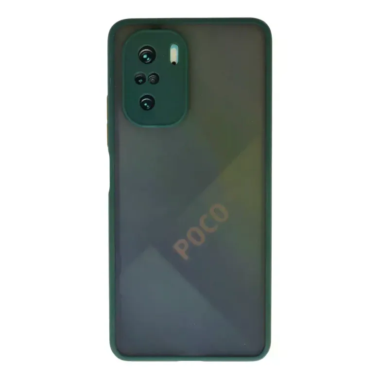 Xiaomi Poco F3 Kılıf Montreal Silikon Kapak - Yeşil