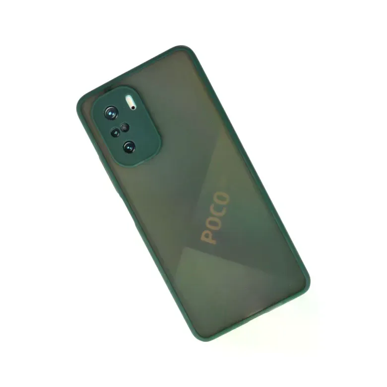 Xiaomi Poco F3 Kılıf Montreal Silikon Kapak - Yeşil