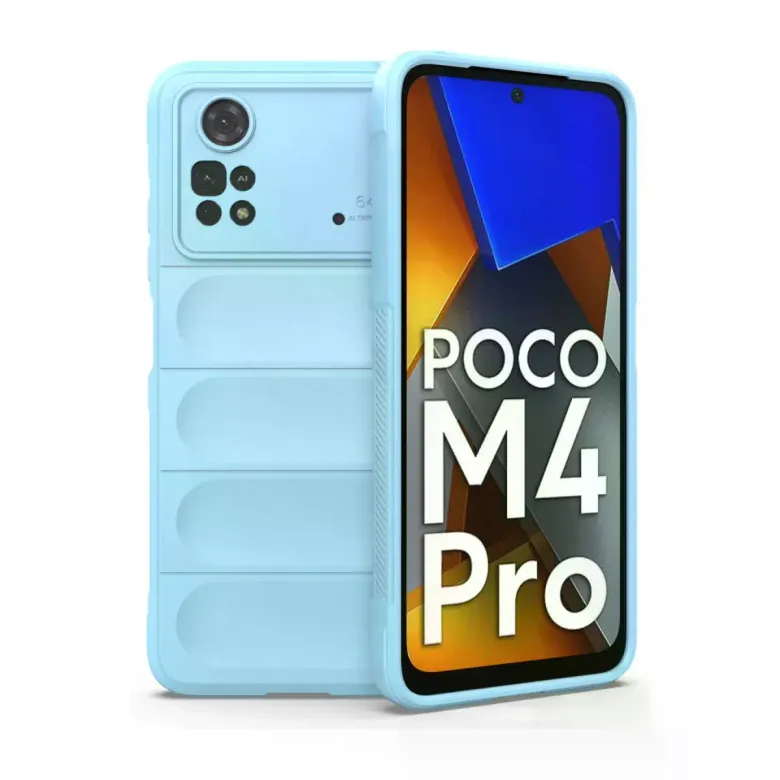 Xiaomi Poco M4 Pro 4g Kılıf Optimum Silikon - Sky Blue