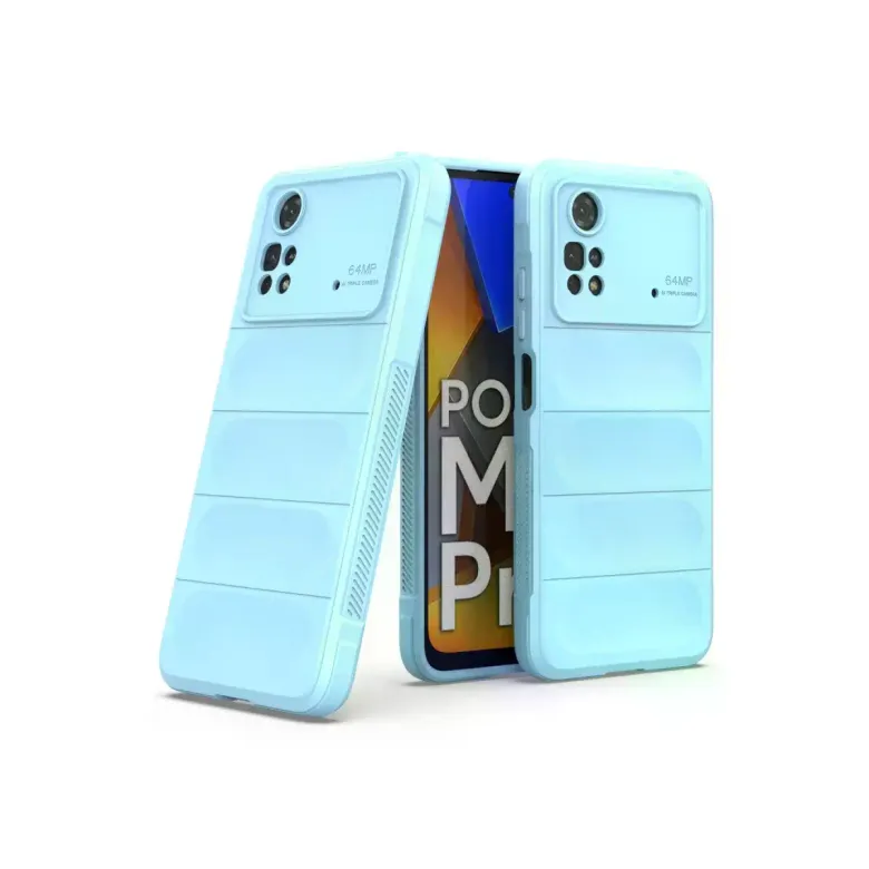 Xiaomi Poco M4 Pro 4g Kılıf Optimum Silikon - Sky Blue