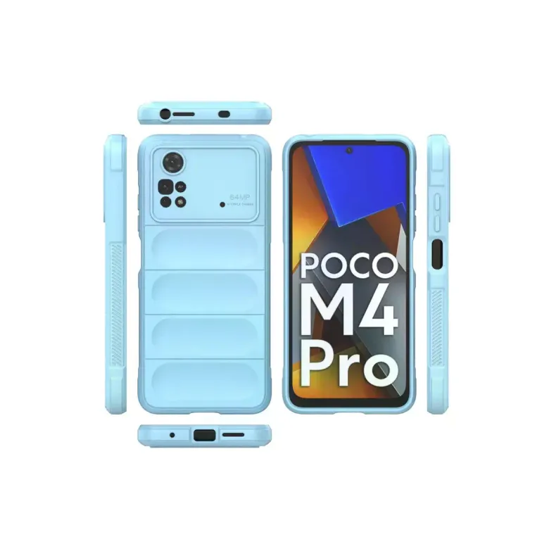 Xiaomi Poco M4 Pro 4g Kılıf Optimum Silikon - Sky Blue