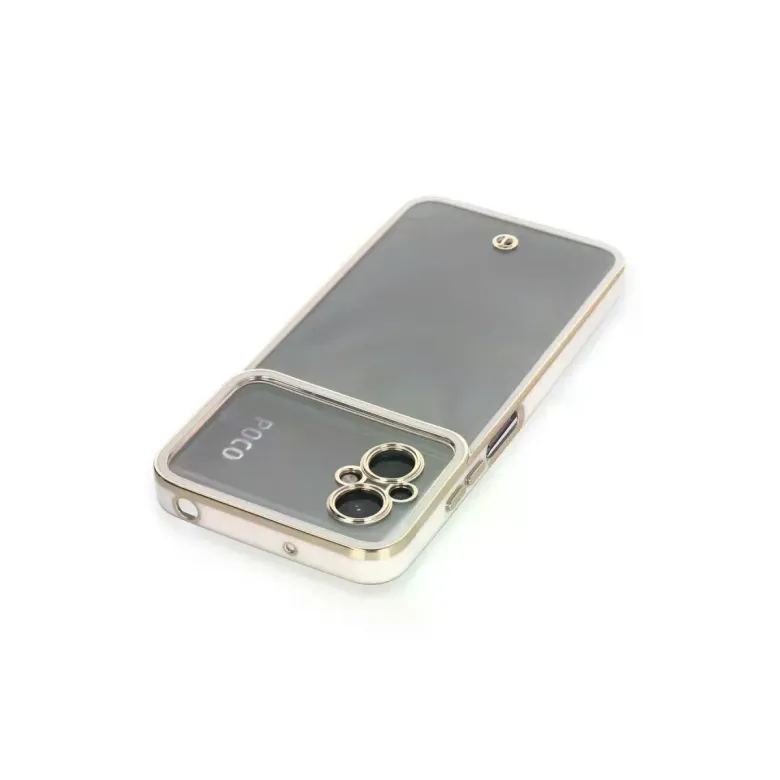 Xiaomi Poco M5 Kılıf Liva Lens Silikon - Beyaz