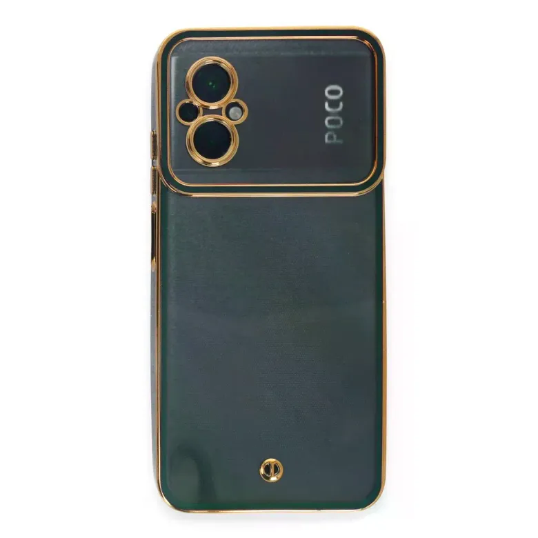 Xiaomi Poco M5 Kılıf Liva Lens Silikon - Yeşil
