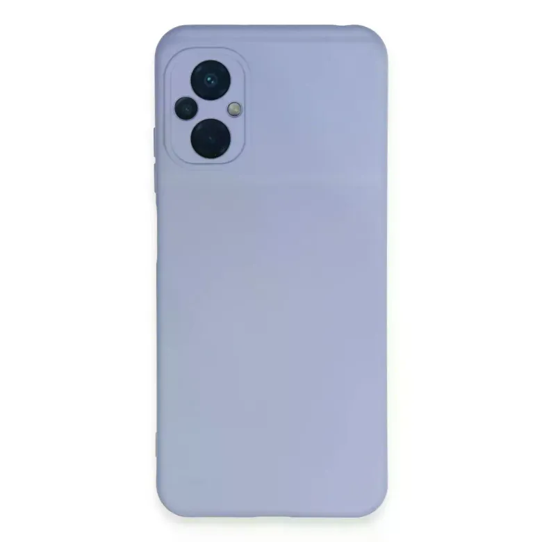 Xiaomi Poco M5 Kılıf Nano içi Kadife Silikon - Lila