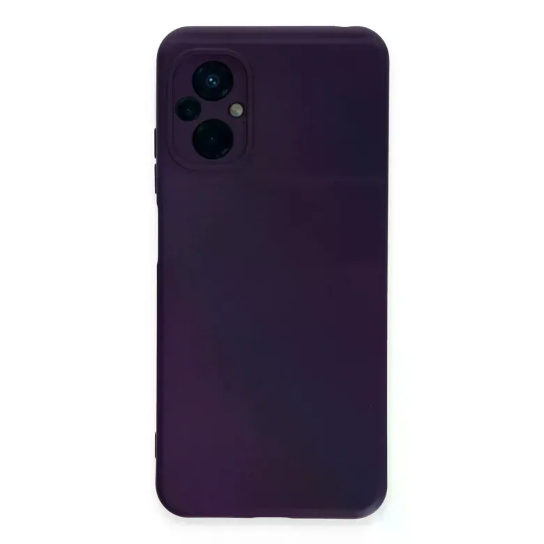 Xiaomi Poco M5 Kılıf Nano içi Kadife Silikon - Mor