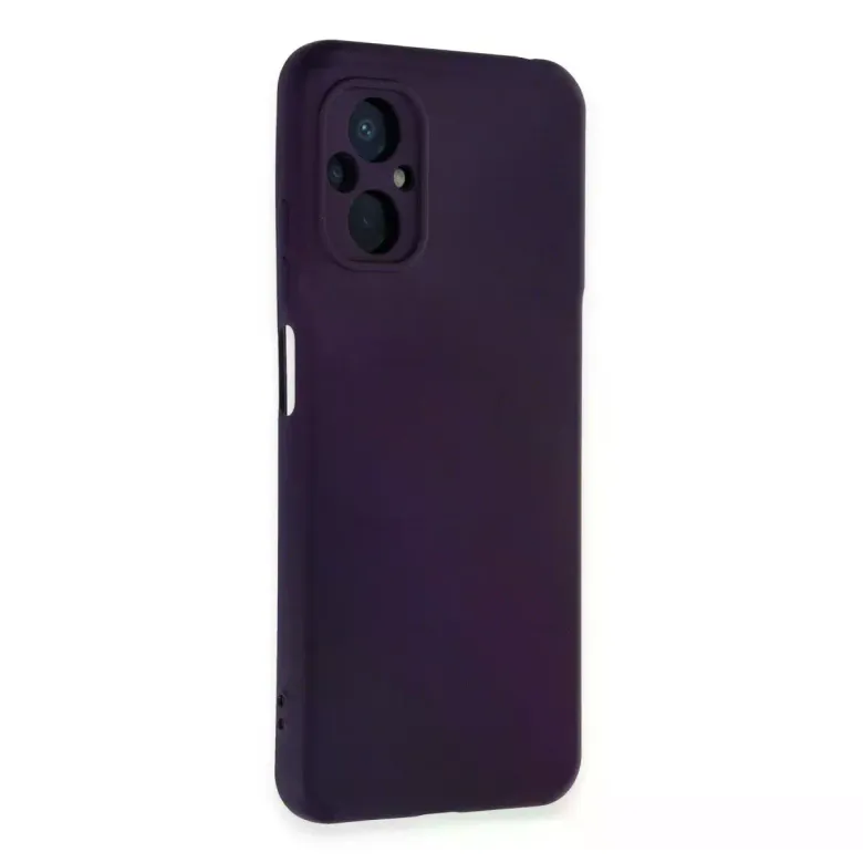 Xiaomi Poco M5 Kılıf Nano içi Kadife Silikon - Mor