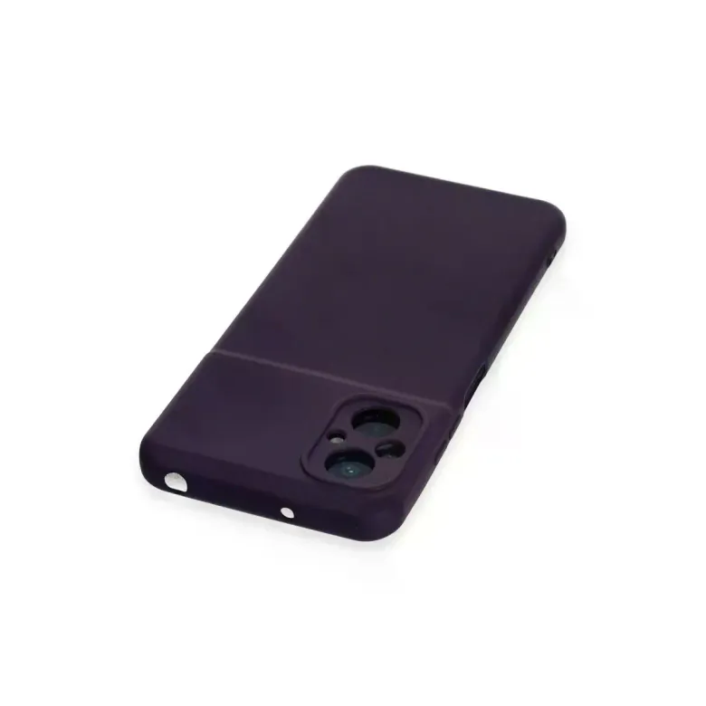 Xiaomi Poco M5 Kılıf Nano içi Kadife Silikon - Mor