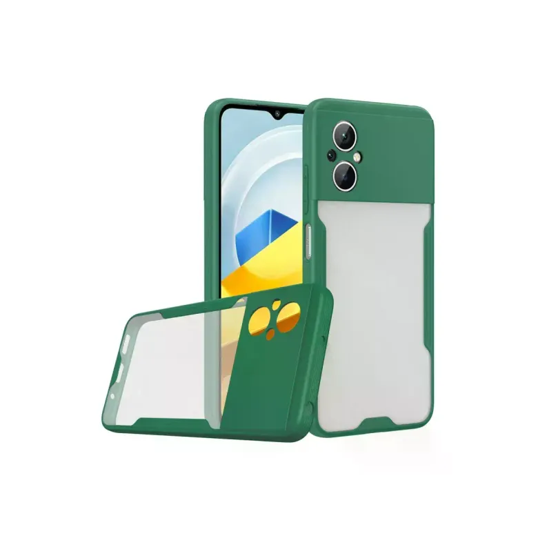 Xiaomi Poco M5 Kılıf Platin Silikon - Yeşil