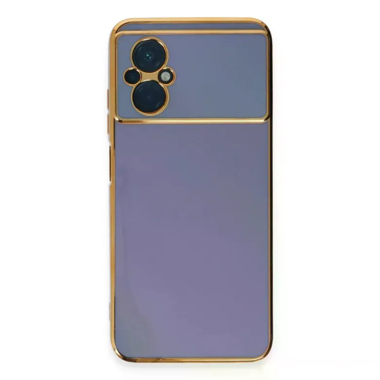 Xiaomi Poco M5 Kılıf Volet Silikon - Mavi