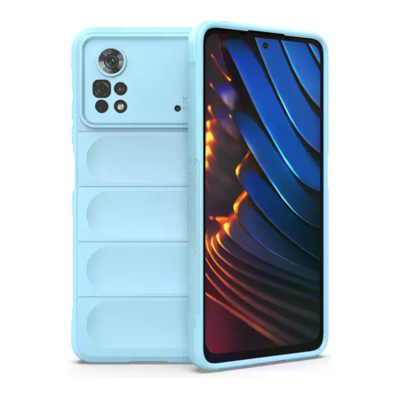 Xiaomi Poco X4 Pro 5g Kılıf Optimum Silikon - Sky Blue