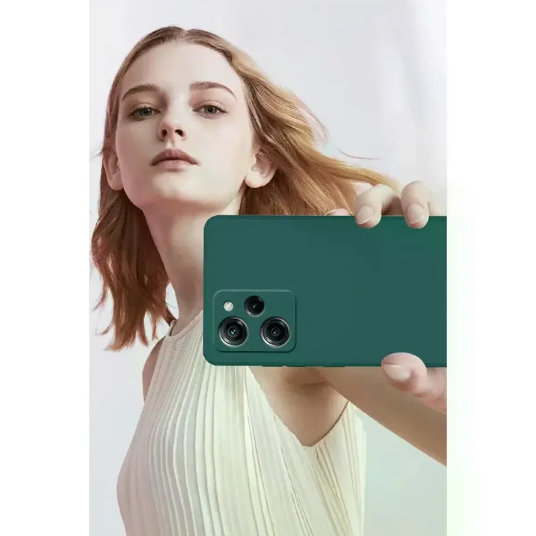 Xiaomi Poco X5 Pro 5g Nano İçi Kadife Silikon - Koyu Yeşil