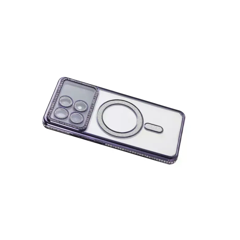 Xiaomi Poco X6 Pro Joke Simli Magneticsafe Kılıf - Derin Mor