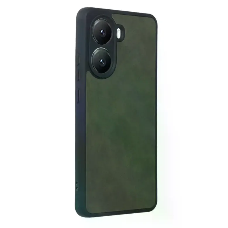 Xiaomi Poco X7 Pro Kılıf Aras Deri Kapak - Koyu Yeşil
