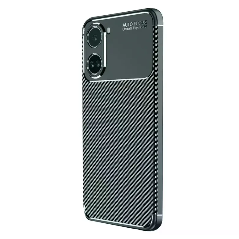 Xiaomi Poco X7 Pro Kılıf Auto Focus Karbon Kapak - Koyu Yeşil