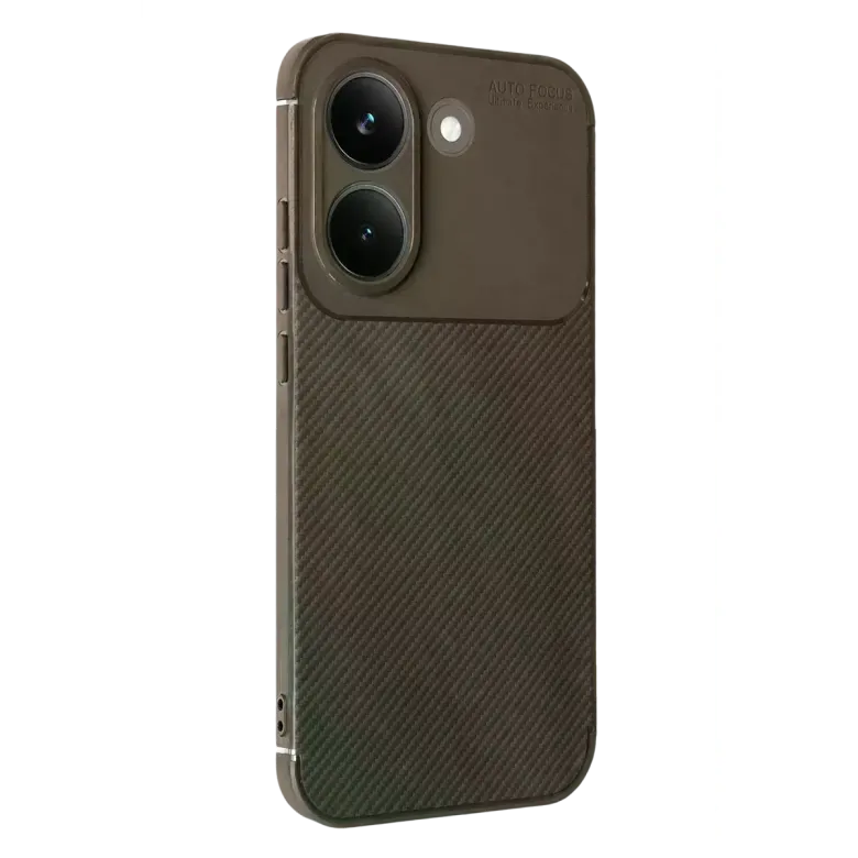 Xiaomi Poco X8 Pro Auto Focus Karbon Kapak - Kahverengi