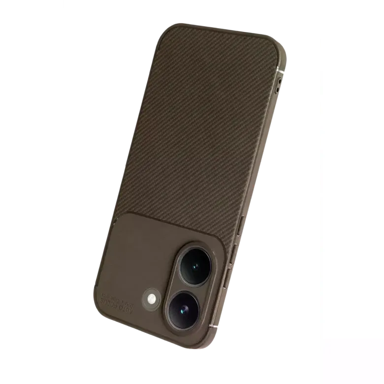 Xiaomi Poco X8 Pro Auto Focus Karbon Kapak - Kahverengi